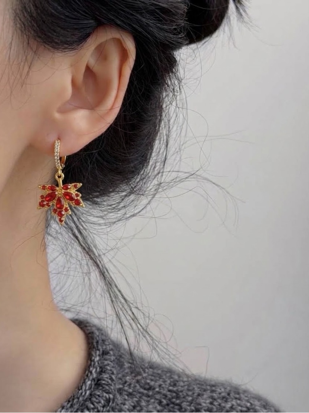 NEW Maple Leaf Drop Earrings